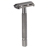 Maxbell Manual Safety Razors Double Edge Shaver Beard with 5 Blades Long Handle