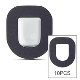 Maxbell 10Pcs Adhesive Patches Water Resistant Sensor Covers Stick Firmly Breathable Black