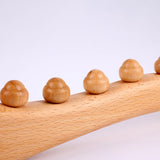 Maxbell Wooden Gua Sha Massage Stick Relieve Sore Muscles Relaxing  Carbonized