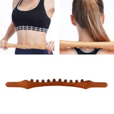Maxbell Wooden Gua Sha Massage Stick Relieve Sore Muscles Relaxing  Carbonized