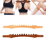 Maxbell Wooden Gua Sha Massage Stick Relieve Sore Muscles Relaxing  Carbonized