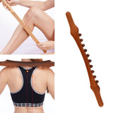 Maxbell Wooden Gua Sha Massage Stick Relieve Sore Muscles Relaxing  Carbonized