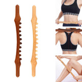 Maxbell Wooden Gua Sha Massage Stick Relieve Sore Muscles Relaxing  Carbonized