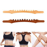 Maxbell Wooden Gua Sha Massage Stick Relieve Sore Muscles Relaxing  Carbonized