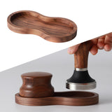 Maxbell Wooden Coffee Powder Pad Coffee Filter Tamper Holder for Bar Cafe