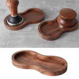 Maxbell Wooden Coffee Powder Pad Coffee Filter Tamper Holder for Bar Cafe
