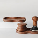 Maxbell Wooden Coffee Powder Pad Coffee Filter Tamper Holder for Bar Cafe