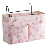 Maxbell Bedside Caddy Waterproof Multi Pockets for College Dorm Room Traveling Sofa pink
