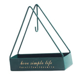 Maxbell Wrought Iron Mosquito Coil Holder Incense Holders for Living Room Garden Triangle Green
