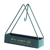 Maxbell Wrought Iron Mosquito Coil Holder Incense Holders for Living Room Garden Triangle Green