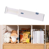 Maxbell Adjustable Drawer Divider Drawer Organizer for Baby Drawer Bedroom Blue L