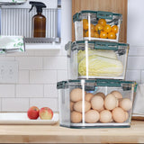 Maxbell 3 Pieces Reusable Refrigerator Organizer Box for Countertops Refrigerator