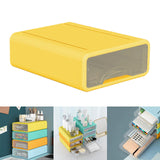 Maxbell Desk Organizer with Drawer Organizer Box for Bathroom Cabinet Dresser Yellow