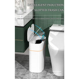 Maxbell 16L Intelligent Garbage Bin with Lid Large Capacity for Home Study Office white charging
