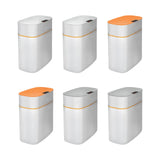 Maxbell 16L Intelligent Garbage Bin with Lid Large Capacity for Home Study Office white charging