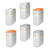 Maxbell 16L Intelligent Garbage Bin with Lid Large Capacity for Home Study Office white charging