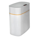 Maxbell 16L Intelligent Garbage Bin with Lid Large Capacity for Home Study Office gray charging