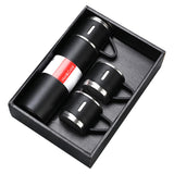 Maxbell 500ml Vacuum Bottle Business Trip Water Bottle for Coffee 1Set Black