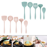 Maxbell 5Pcs Silicone Kitchenware Kitchen Cooking Utensils Cookware Kit  Light Green