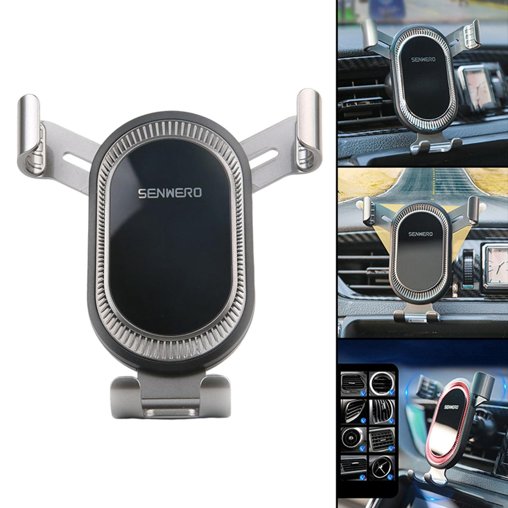Maxbell Air Vent Clip Car Phone Holder Mount Gravity Stand Handsfree for 4-9inch Black