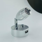 Maxbell LED Lights 12V-24V USB Charging Port Aluminum for RV Camper Camping Silver 6000K