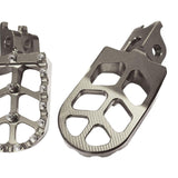 Maxbell Foot Pegs Rests CNC for Honda Crf250RX Crf300L Crf300 KX250x KX450x Silver