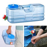 Maxbell Water Container w/ Faucet Carrier Bottle Camping Driving Hiking Emergency 10L 40x20x18cm