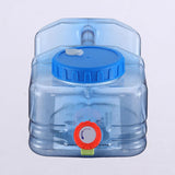 Maxbell Water Container w/ Faucet Carrier Bottle Camping Driving Hiking Emergency 5.5L 35x18.5x15cm