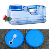 Maxbell Water Container w/ Faucet Carrier Bottle Camping Driving Hiking Emergency 5.5L 35x18.5x15cm