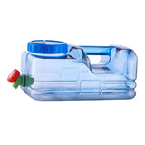 Maxbell Water Container w/ Faucet Carrier Bottle Camping Driving Hiking Emergency 5.5L 35x18.5x15cm