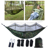 Maxbell Portable Outdoor Camping Net Nylon Hammock Hanging Bed Sleeping camouflage