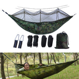 Maxbell Portable Outdoor Camping Net Nylon Hammock Hanging Bed Sleeping camouflage