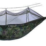 Maxbell Portable Outdoor Camping Net Nylon Hammock Hanging Bed Sleeping camouflage