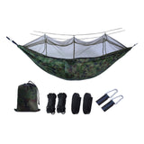 Maxbell Portable Outdoor Camping Net Nylon Hammock Hanging Bed Sleeping camouflage