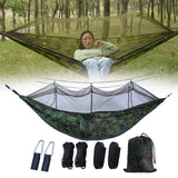 Maxbell Portable Outdoor Camping Net Nylon Hammock Hanging Bed Sleeping camouflage