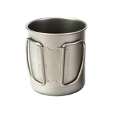 Maxbell Titanium Water Cup Tableware Camping Tea Coffee Mug for Backpacking 300ML