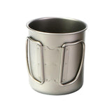 Maxbell Titanium Water Cup Tableware Camping Tea Coffee Mug for Backpacking 300ML