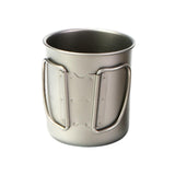 Maxbell Titanium Water Cup Tableware Camping Tea Coffee Mug for Backpacking 300ML