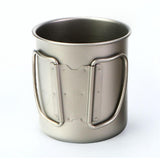 Maxbell Titanium Water Cup Tableware Camping Tea Coffee Mug for Backpacking 300ML