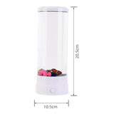 Maxbell Fantasy Electric Fish Lava Lamp Bubble Clownfish Decor Night Light White