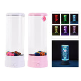 Maxbell Fantasy Electric Fish Lava Lamp Bubble Clownfish Decor Night Light White