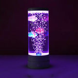 Maxbell Fantasy Electric Fish Lava Lamp Bubble Clownfish Decor Night Light White