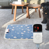 Maxbell Dog Heating Pad Electric Dog Cat Heated Blanket Mat with Chew Resistant Cord 40x60cm