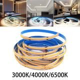 Maxbell COB LED Strip Light High Density Flexible Light Bar for Indoor Decor 3000K