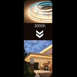 Maxbell COB LED Strip Light High Density Flexible Light Bar for Indoor Decor 3000K