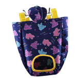 Maxbell Rabbit Hay Feeder Feeding Bag Hanging Pouch Waterproof for Cage Blue