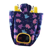 Maxbell Rabbit Hay Feeder Feeding Bag Hanging Pouch Waterproof for Cage Blue
