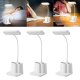 Maxbell LED Desk Lamp 3 Mode Flexible Gooseneck for Reading Desktop plug in