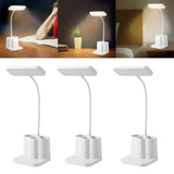 Maxbell LED Desk Lamp 3 Mode Flexible Gooseneck for Reading Desktop plug in