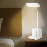 Maxbell LED Desk Lamp 3 Mode Flexible Gooseneck for Reading Desktop plug in